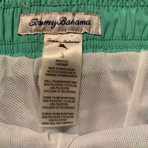 NWT- Tommy Bahama Paradise Swim Trunks - S or M - Picture 4 of 10